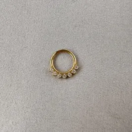 Piercing articulado PVD gold