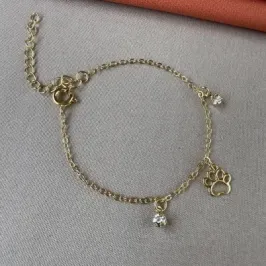 Pulseira infantil patinha 