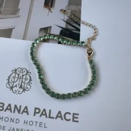 Pulseira riviera verde água 