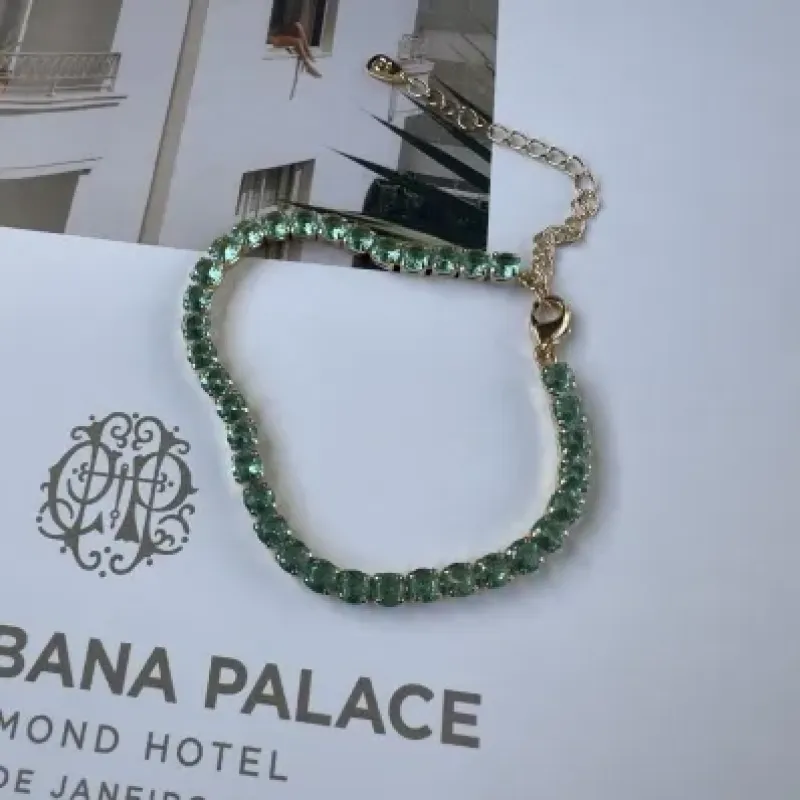 Pulseira riviera verde água 