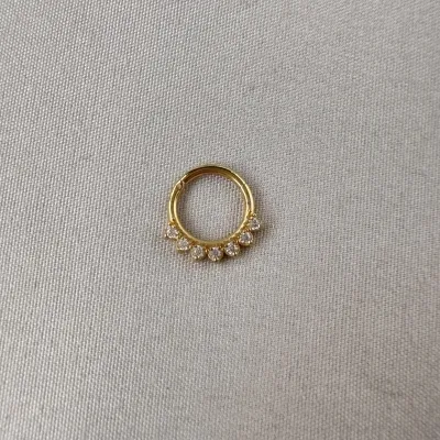 Piercing articulado PVD gold